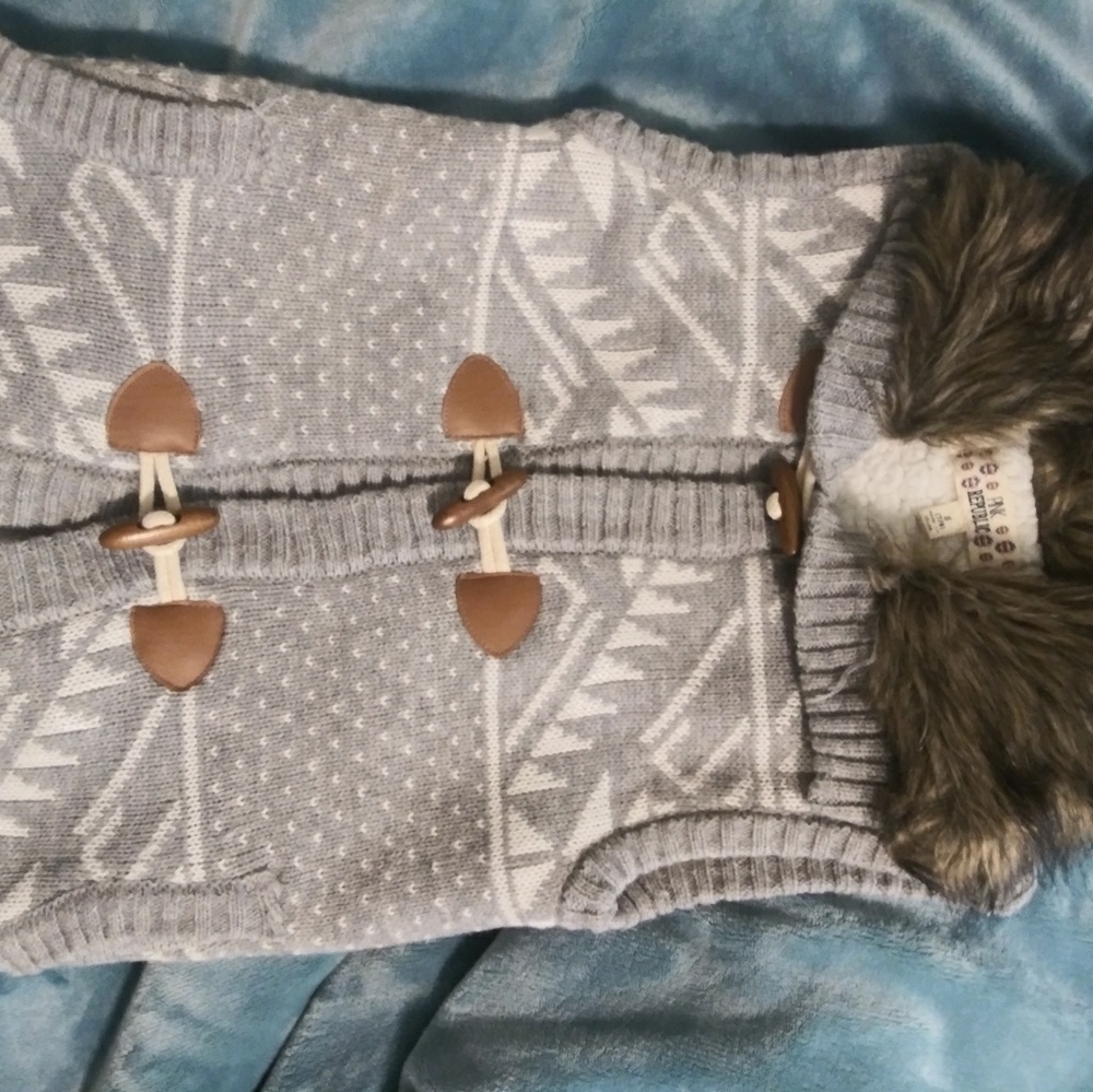 School age girls sweater vest